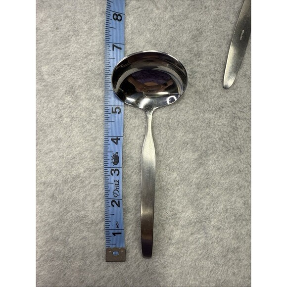 3 pc Vintage Amefa Holland Tulip Time Serving Set Stainless Flatware Retired MCM - Picture 9 of 9